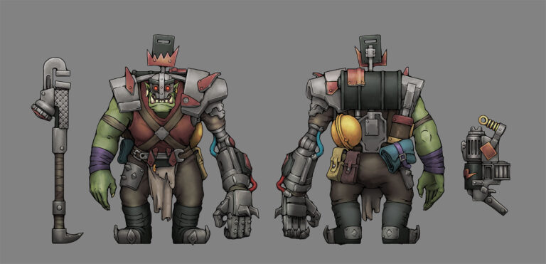 Ork Mek Nob by Dicey June 