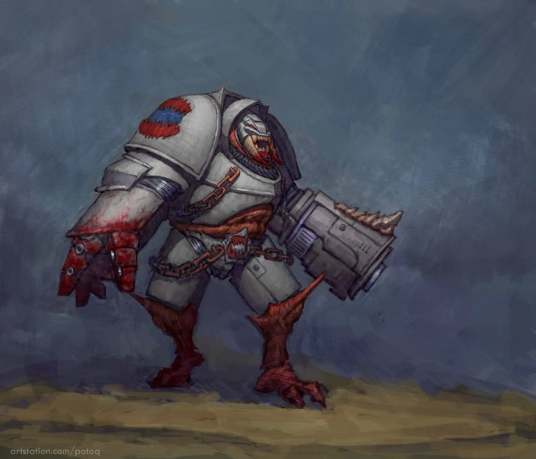Possessed Terminator by Alexey Potorochin 