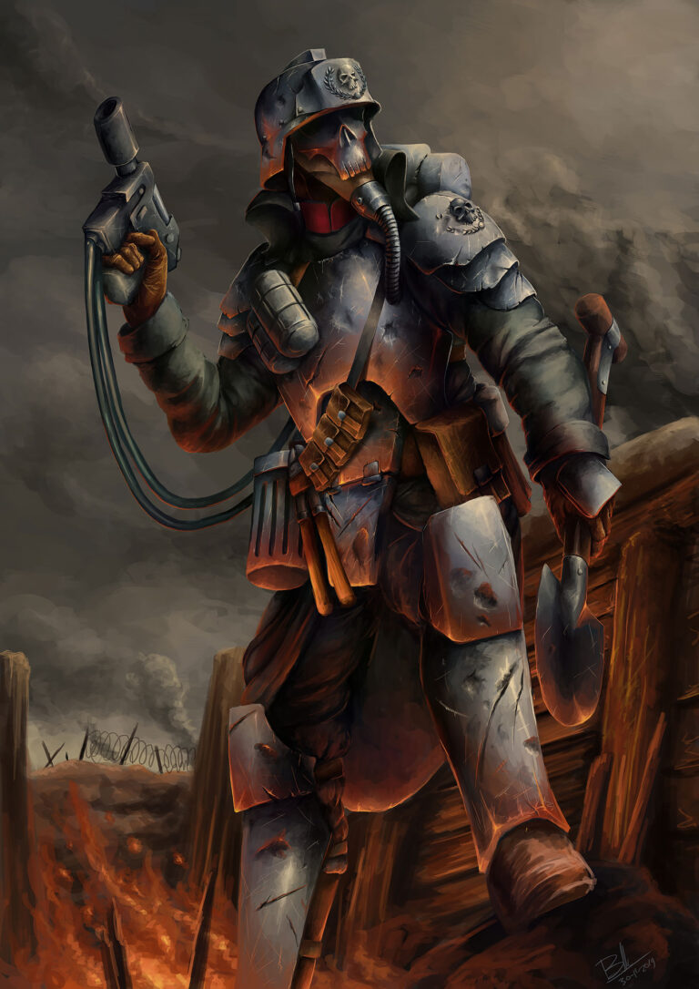 Trench Raider by Brilliane Feldo 