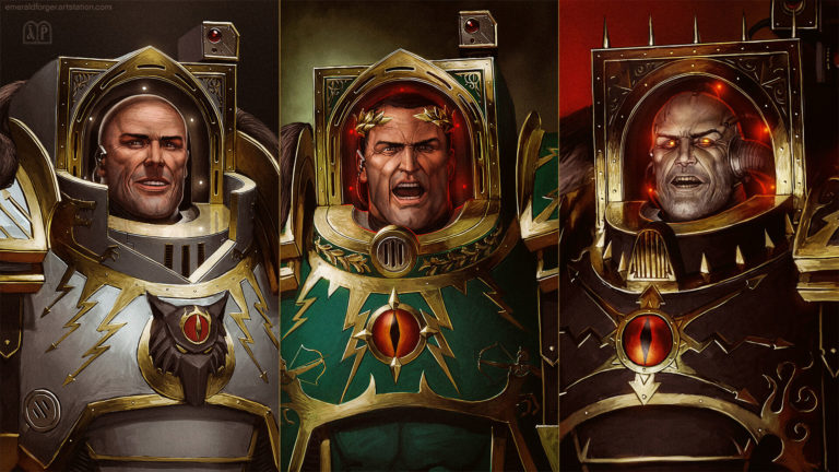 Evolution of Horus Lupercal by Elijah ArhPriest Evolution of Horus Lupercal by Elijah ArhPriest