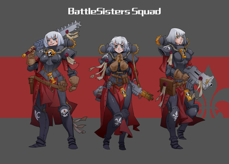 Battle Sister Squad by Yi Meng Zhang Battle Sister Squad by Yi Meng Zhang