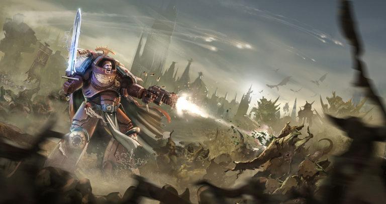 Blood Raven Primaris Captain by David Perdigón 