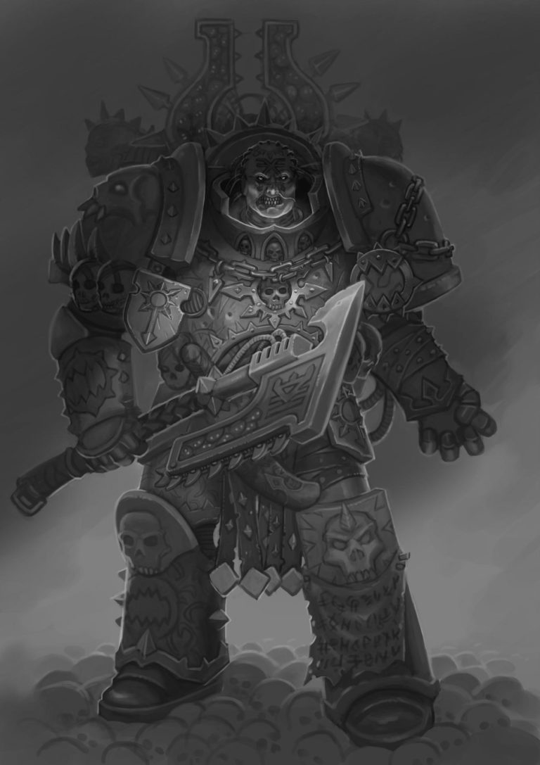 Khorne Marine by Konstantin Emelyanov 