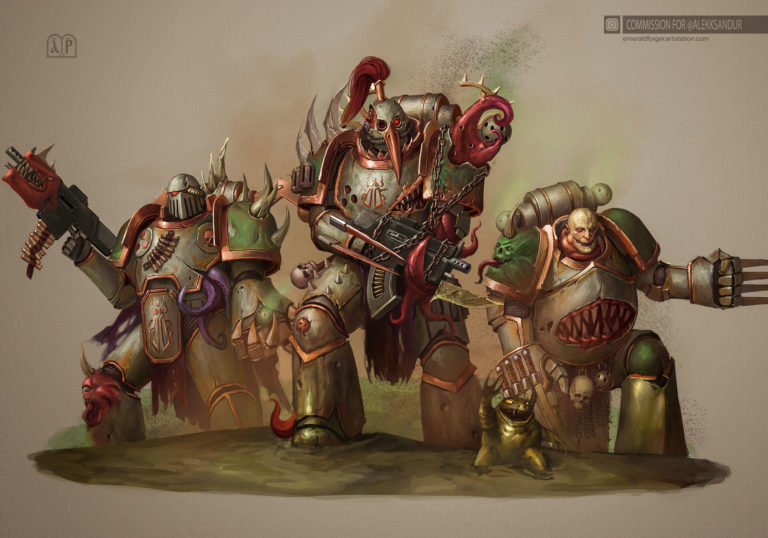 Plague Marines Squad by Elijah ArhPriest Plague Marines Squad by Elijah ArhPriest