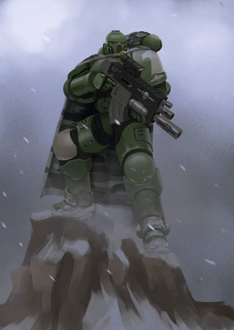 Primaris Raptor Marine by Boris Tsui 