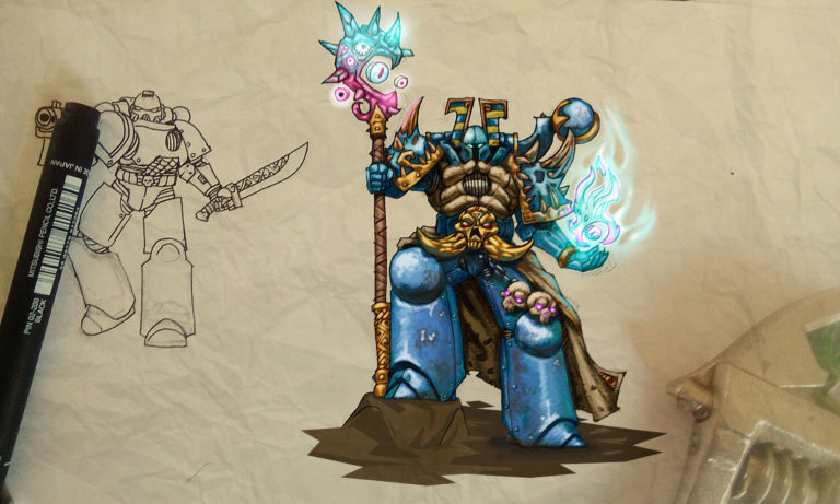 Old doodles – Thousand Sons by Alexandr Erohov 