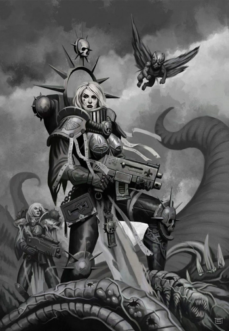 Adepta Sororitas by Michal Suchánek 