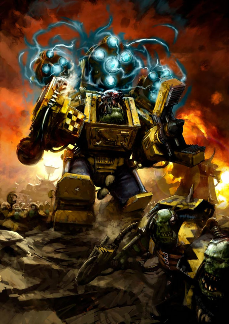 Big Mek in Mega Armour by Games Workshop Artists