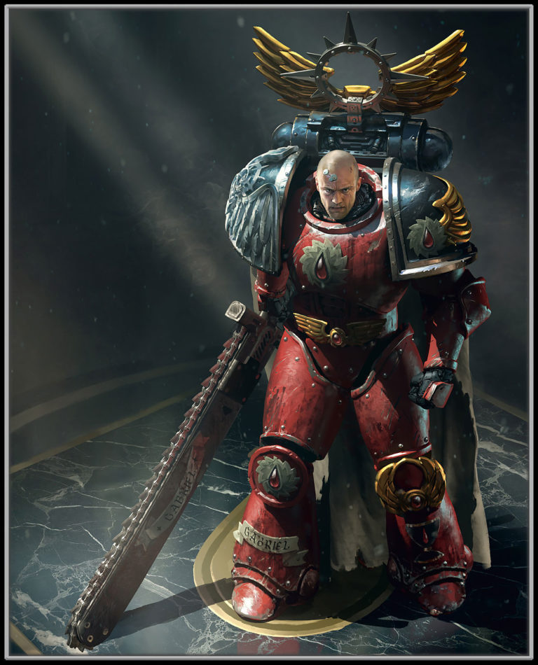 Chapter Master Gabriel Seth by Marek Okon 