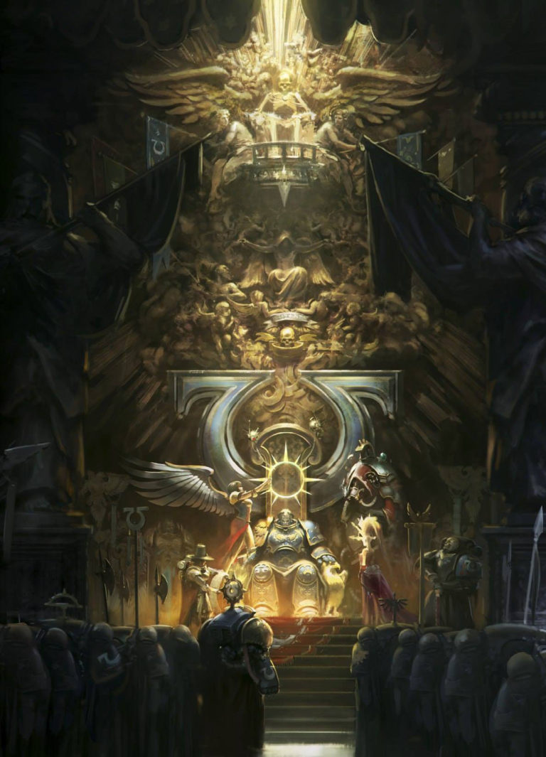 Guilliman Enthroned by Pedro Nunez 