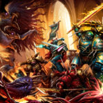 Guilliman vs Fateweaver by Misha Savier (Mikhail | Mikhail Savier | SavierMichael | mikhailsavier)
