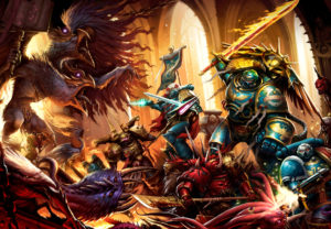 Guilliman vs Fateweaver by Misha Savier Guilliman vs Fateweaver by Misha Savier