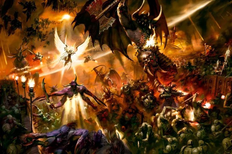 Saint Celestine vs Chaos by Paul Dainton 