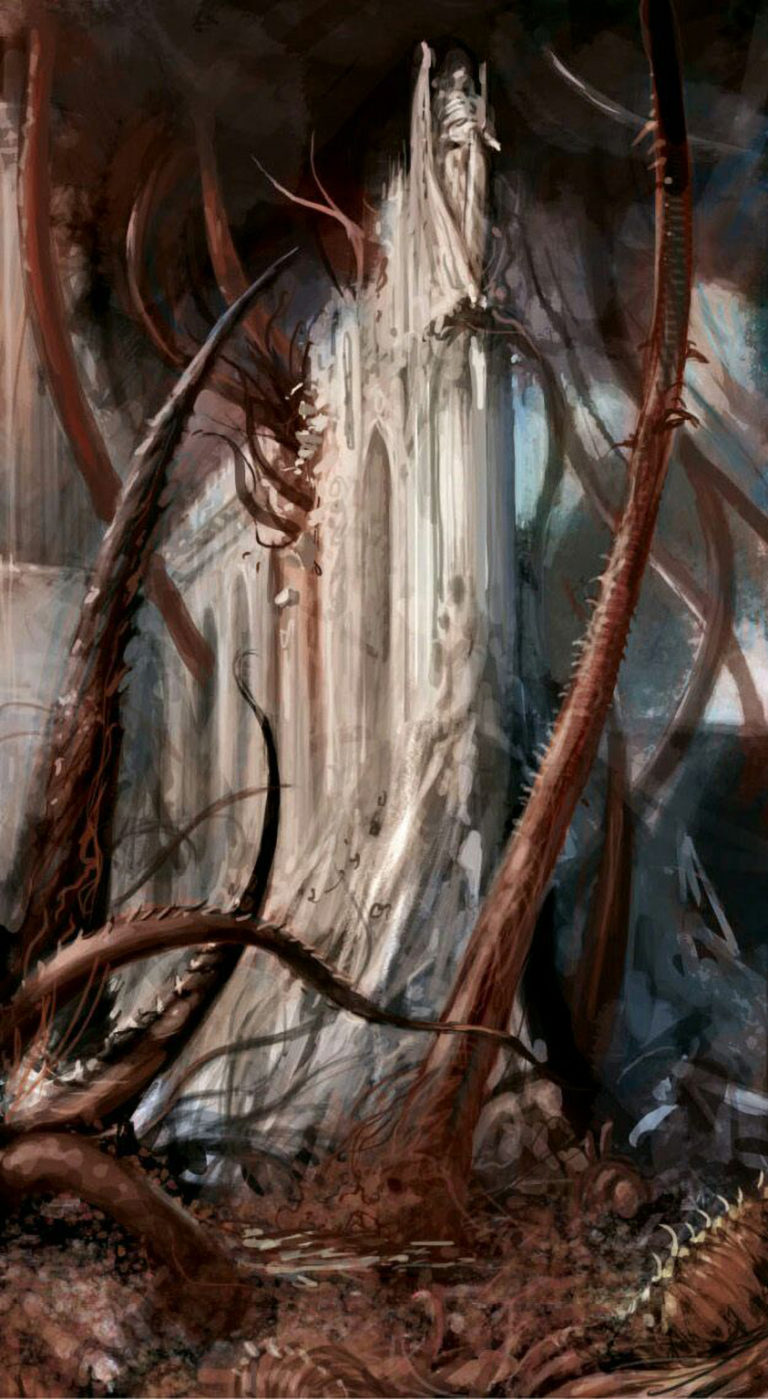 Stages of Tyranid Infestation by Games Workshop Artists