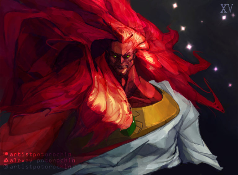 Pre-Crusade Magnus the Red by Alexey Potorochin 