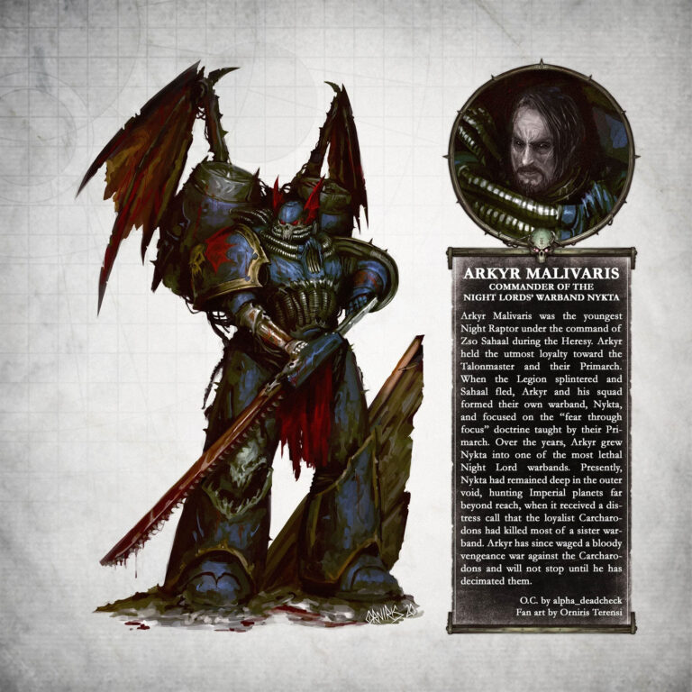 Night Lords Arkyr Malivaris by Orniris Terensi Night Lords Arkyr Malivaris by Orniris Terensi