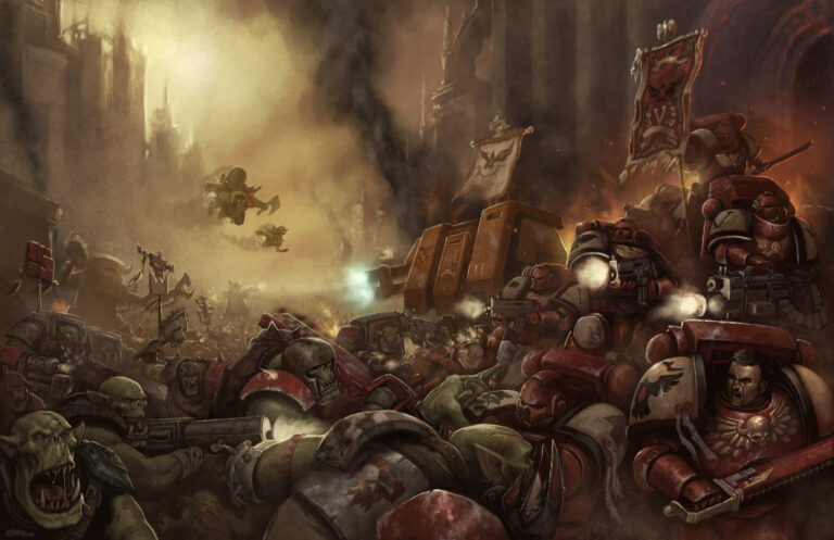 40k Battle by Adrián Prado 