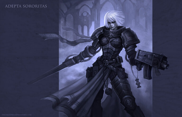 Adepta Sororitas by Tamara Bakhlycheva 