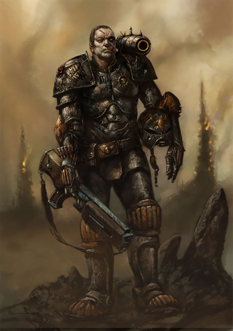 Adeptus Arbites by Dave Kendall