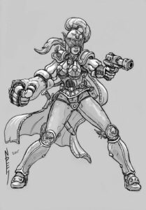 Adeptus Arbites Enforcer by Nick Herbert 