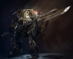 Adeptus Custodes Contemptor Dreadnought by Dmitriy Mironov