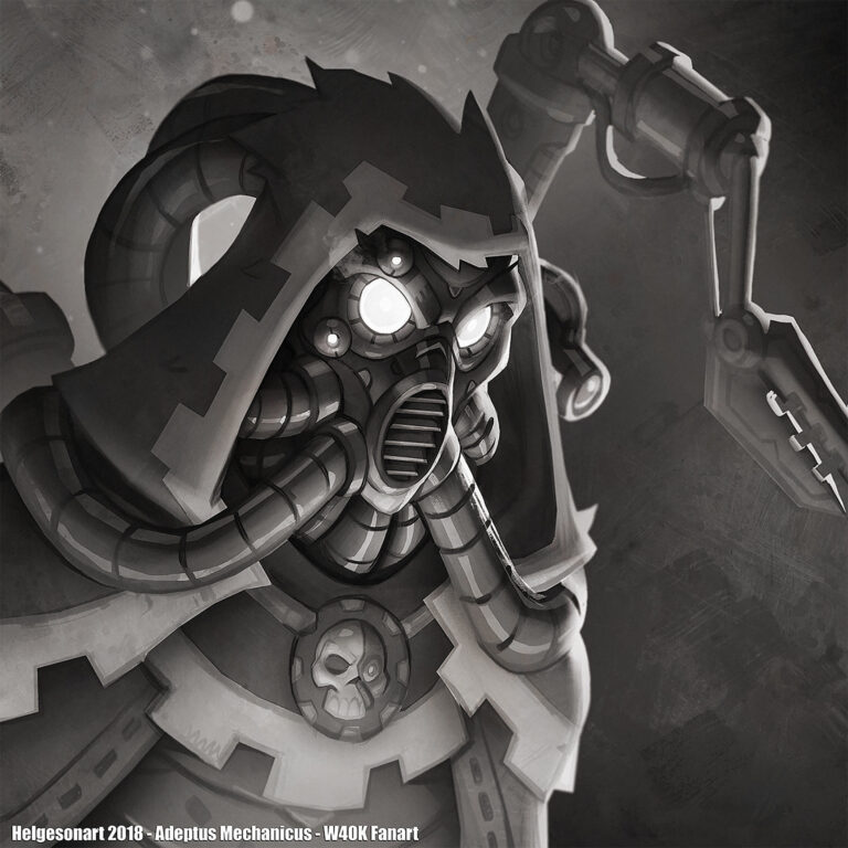 Adeptus Mechanicus by Johannes Helgeson 