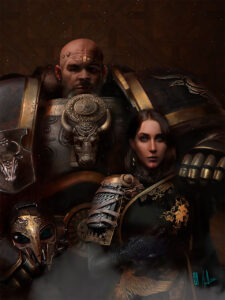 Asphodelia and Kleiomedes by David Sondered