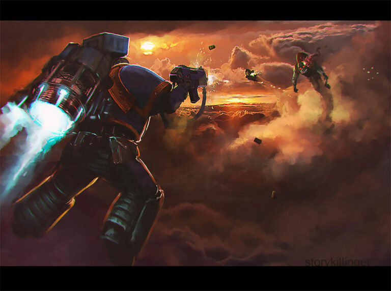 Assault Marine by Stefan Ristić 
