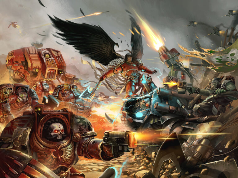 Astorath VS Ghazghkull by David Alvarez 