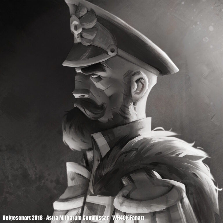 Astra Militarum Commissar by Johannes Helgeson 