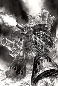 Banelord Titan of Khorne by Mark Gibbons 