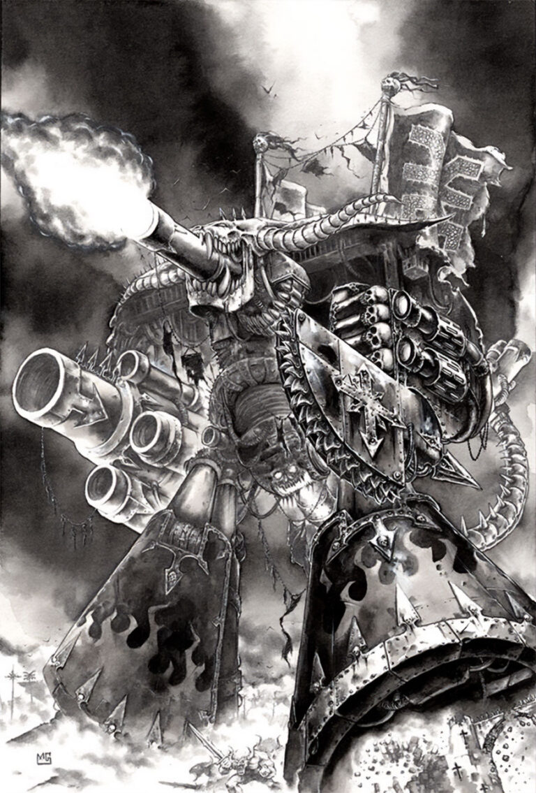 Banelord Titan of Khorne by Mark Gibbons 