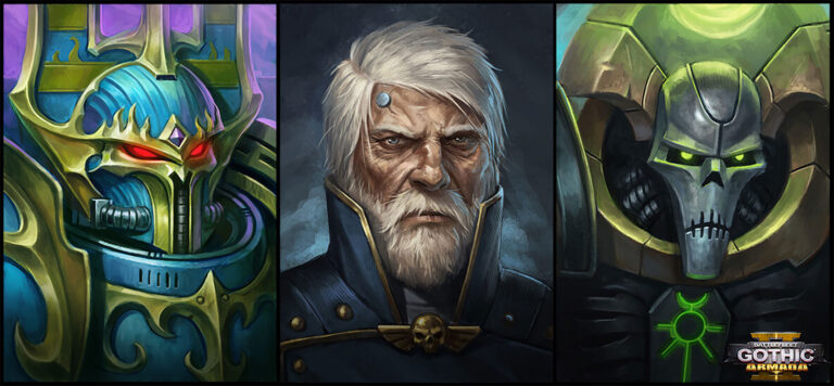 Battlefleet Gothic Armada Portraits by Klaher Baklaher 