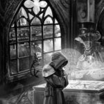 Battlefleet Gothic Interior by Samuel Allan (samuel_allan_illustrator)