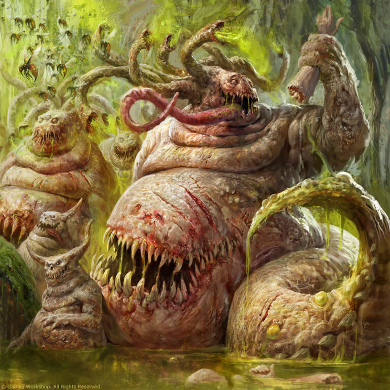 Beasts of Nurgle by Antonio J. Manzanedo 
