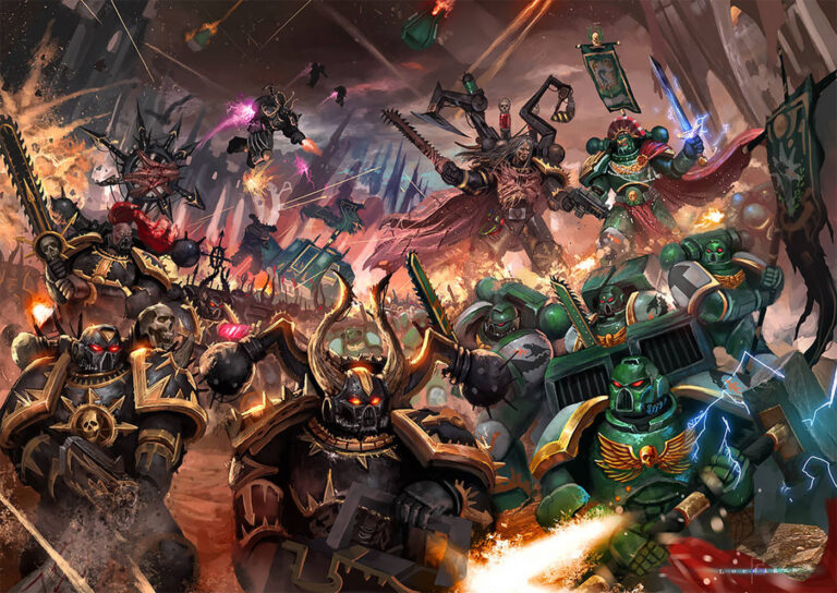 Black Legion vs Dragon Lords by Pedro Sena 