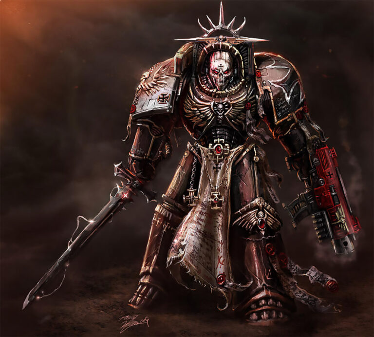 Black Templar Chaplain by Hannu Kokkonen 