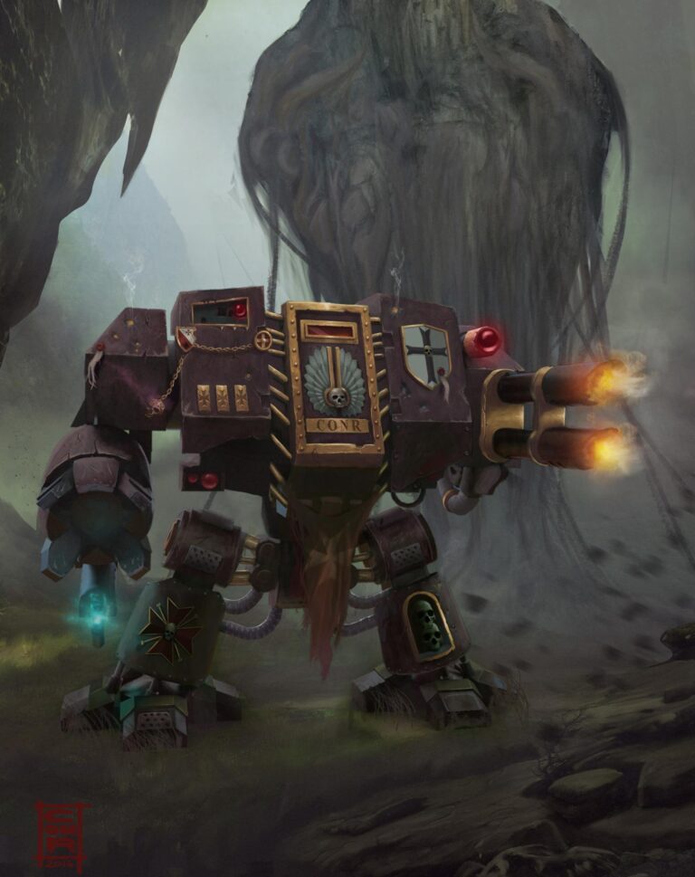 Black Templar Dreadnought by Connor Magill 