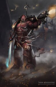 Blood Angel by Tarik Boussekine