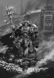 Blood Angel Librarian by Adrian Smith