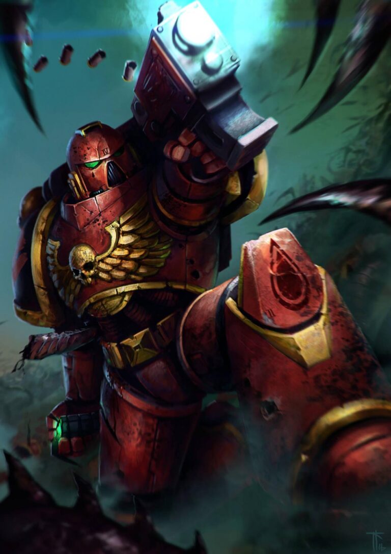 Blood Angel vs Tyranids by Jens Lindfors 