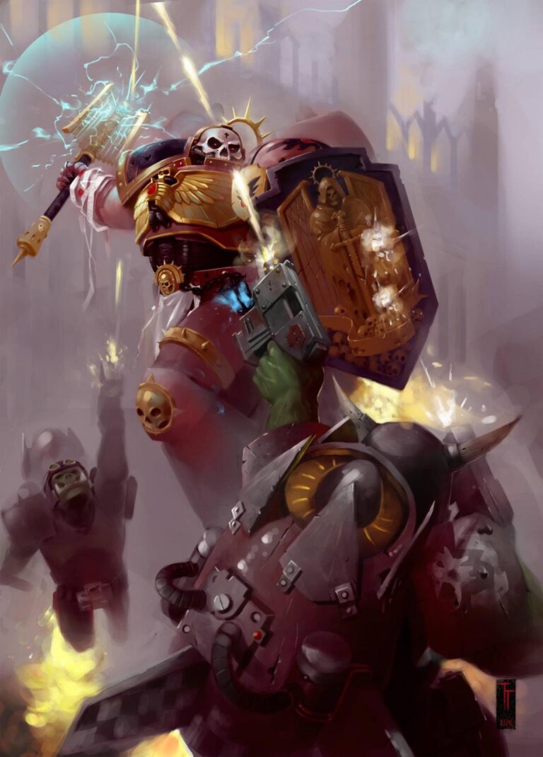 Blood Angels Chaplain vs Stormboyz by Thanh Tuấn 