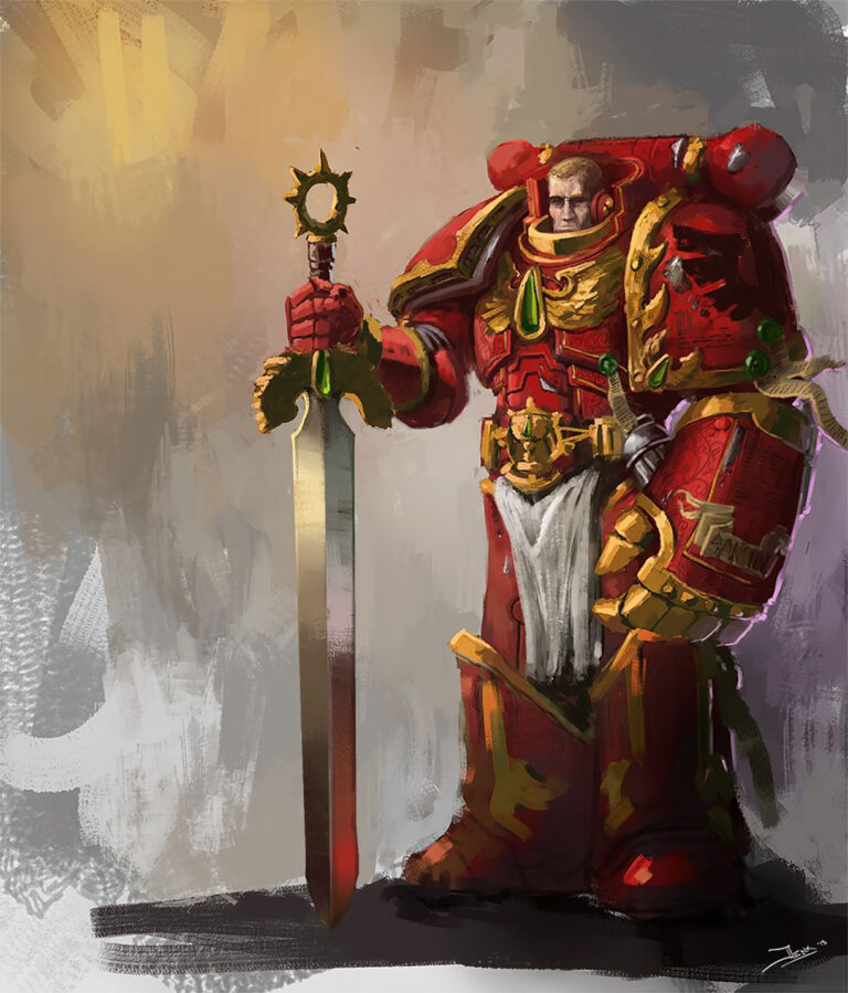 Blood Angels Sergeant by Rob Jenx 