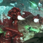 Blood Angels vs Necrons by Unknown Artists