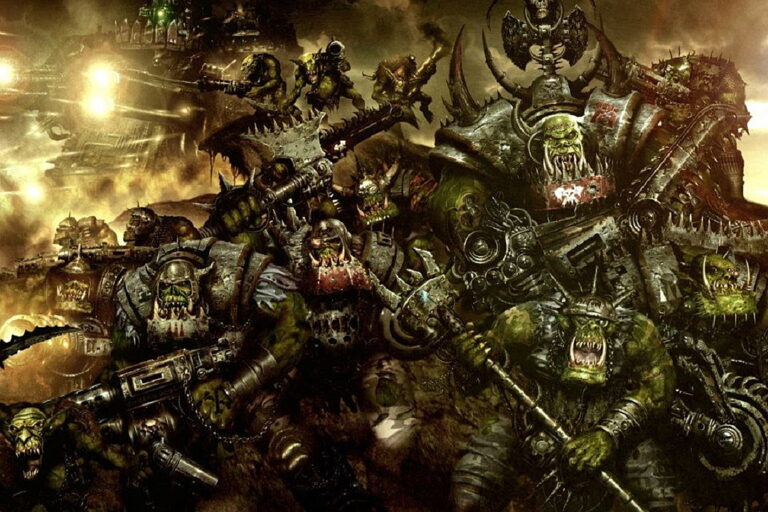Blood Axes: WAAAAAAGH! by Clint Langley