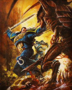 Captain Ventris vs. Tyranids by Alex Boyd
