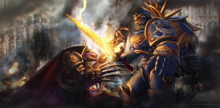 Challenging A God by Inkary 