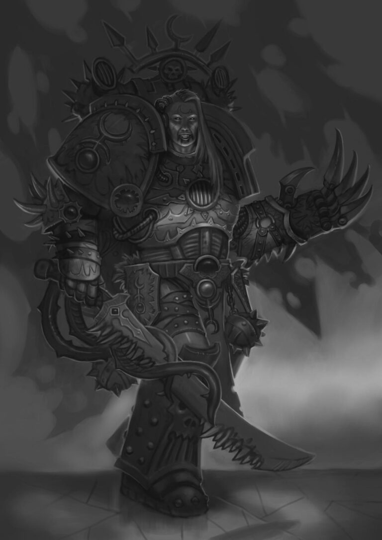 Chaos Marine by Konstantin Emelyanov 