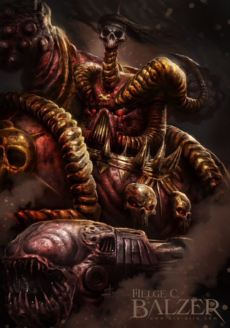 Chaos Space Marine by Helge C. Balzer 