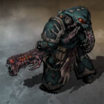Chaos Space Marine by Juho Tapio Miettinen (Jutami)